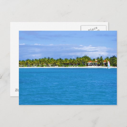 Karibik Postkarte (Vorne/Hinten)