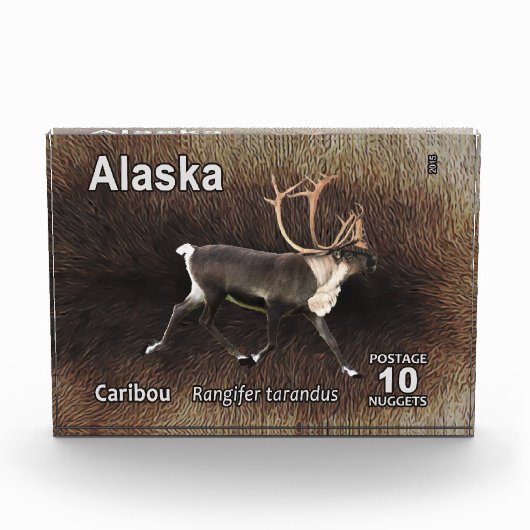 Karibik (Reindeer) - Alaska Postage Fotoblock (Vorderseite)