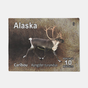 Karibik (Reindeer) - Alaska Postage Fußmatte