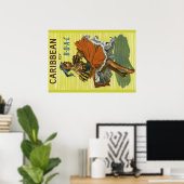 Karibik-Reiseposter Poster (Heimbüro)
