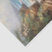 Karibik Rustikale Küstenmalerei Dekoupage Seidenpapier (Ausschnitt)