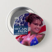 Karibik - Sarah Palin Button (Vorne & Hinten)