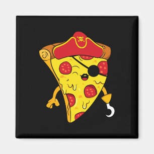 Karibik-Seeräuber-Toddlers Jungen Pizza Magnet