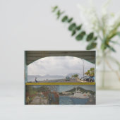Karibik Seezunge Postkarte (Stehend Vorderseite)