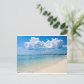 Karibik - Seven Mile Beach - Kaimaninseln Postkarte (Stehend Vorderseite)