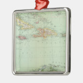 Karibik Silbernes Ornament (Links)