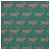 Karibik-Silhouetten Aquamariner Wald Stoff (Muster)