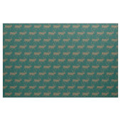 Karibik-Silhouetten Aquamariner Wald Stoff (Fat Quarter (45,7 x 55,9 cm))