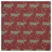 Karibik-Silhouetten Rot Stoff (Muster)