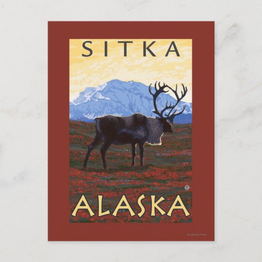 Karibik - Sitka, Alaska Postkarte (Vorderseite)