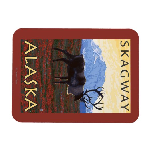 Karibik - Skagway, Alaska Magnet (Horizontal)