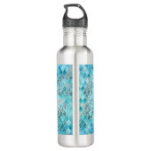 Karibik Sommer Meerjungfrauenskala 1 Edelstahlflasche (Rückseite)