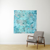 Karibik Sommer Meerjungfrauenskala 1 Wandteppich (Beispiel (Horizontal))