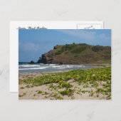 Karibik - Sonnenlandschaft Postkarte (Vorne/Hinten)