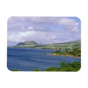 Karibik, St. Kitts, Roseau. Küste. Magnet