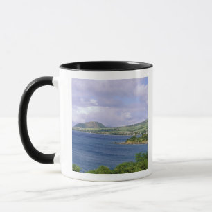 Karibik, St. Kitts, Roseau. Küste. Tasse