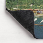Karibik, St. Lucia, Soufriere. Boote in Mousepad (Ecke)