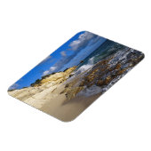 Karibik, St. Martin, Cliffs am Strand von Cupecoy Magnet (Linke Seite)
