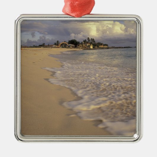 Karibik, St. Martin (St. Maarten). Maho Bay Ornament Aus Metall (Vorne)