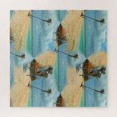 Karibik Strand schöne Collage Puzzle (Horizontal)