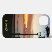 Karibik Sunset Tropical Ocean Personal Case-Mate iPhone Hülle (Rückseite (Horizontal))