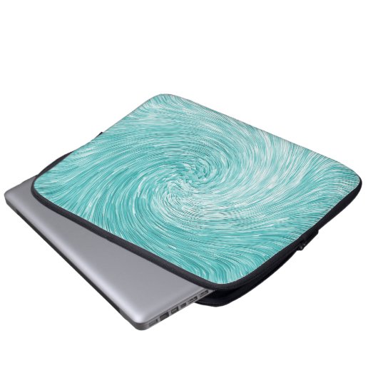 Karibik Swirl...... Laptopschutzhülle (Vorne Knopf)