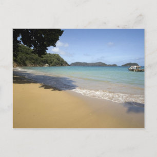 Karibik - Tobago - Strand entlang des Atlantiks Postkarte