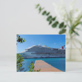 Karibik-Traum-Kreuzfahrt Postkarte (Stehend Vorderseite)