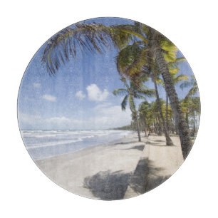 Karibik - Trinidad - Manzanilla Beach an Schneidebrett