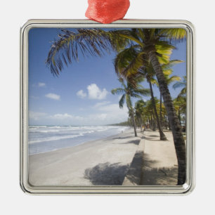 Karibik - Trinidad - Manzanilla Beach an Silbernes Ornament