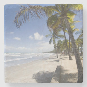 Karibik - Trinidad - Manzanilla Beach an Steinuntersetzer