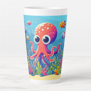 Karibik-/Tropen-/Hawaii süße Oktopus Milchtasse
