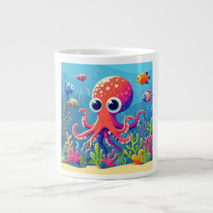 Karibik/tropisch/hawaiianisch süßer Oktopus Jumbo-Tasse