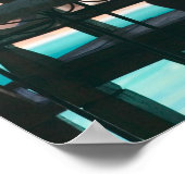 Karibik, TURKS & CAICOS, Grand Turk Island, Poster (Ecke)