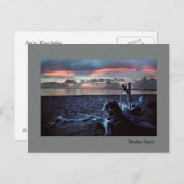 Karibik Twilight Postkarte (Vorne/Hinten)