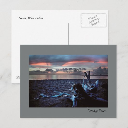 Karibik Twilight Postkarte (Vorne/Hinten)