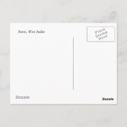 Karibik Twilight Postkarte (Rückseite)