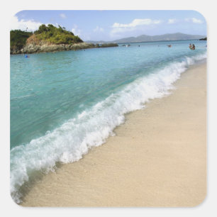 Karibik, U.S. Jungfrau Islands, St. John, Quadratischer Aufkleber