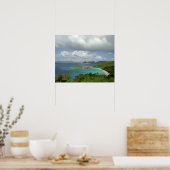 Karibik, U.S. Jungfrau Islands, St. John, Trunk 3 Poster (Küche)