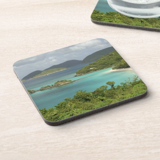 Karibik, U.S. Jungfrau Islands, St. John, Trunk Getränkeuntersetzer (Linke Seite)