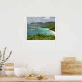 Karibik, U.S. Jungfrau Islands, St. John, Trunk Poster (Küche)