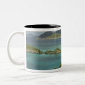 Karibik, U.S. Jungfrau Islands, St. John, Trunk Zweifarbige Tasse (Links)