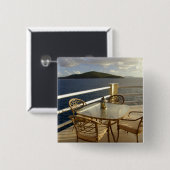 Karibik, U.S. Jungfrau Islands, St. Thomas.Ansehen Button (Vorne & Hinten)