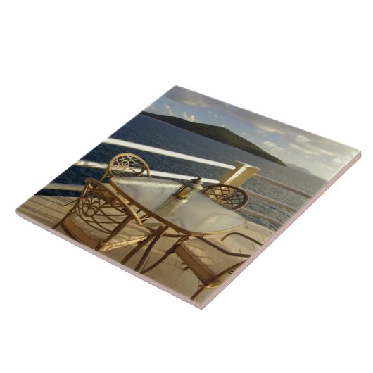 Karibik, U.S. Jungfrau Islands, St. Thomas.Ansehen Fliese (Seite)