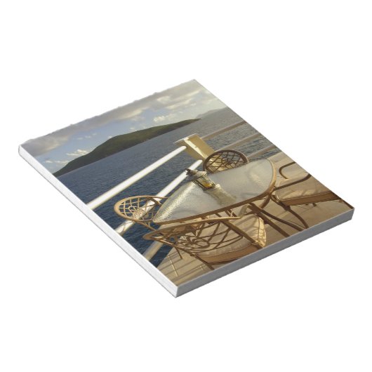 Karibik, U.S. Jungfrau Islands, St. Thomas Ansehen Notizblock (angewinkelt)