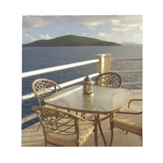 Karibik, U.S. Jungfrau Islands, St. Thomas Ansehen Notizblock (Vorderseite)