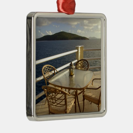 Karibik, U.S. Jungfrau Islands, St. Thomas.Ansehen Silbernes Ornament (Rechts)