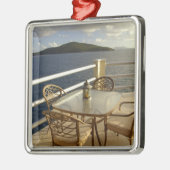 Karibik, U.S. Jungfrau Islands, St. Thomas.Ansehen Silbernes Ornament (Links)