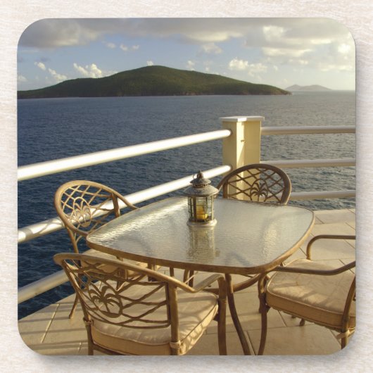 Karibik, U.S. Jungfrau Islands, St. Thomas.Ansehen Untersetzer (Vorderseite)