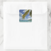 Karibik, U.S. Jungfrau Islands, St.Thomas, Quadratischer Aufkleber (Tasche)